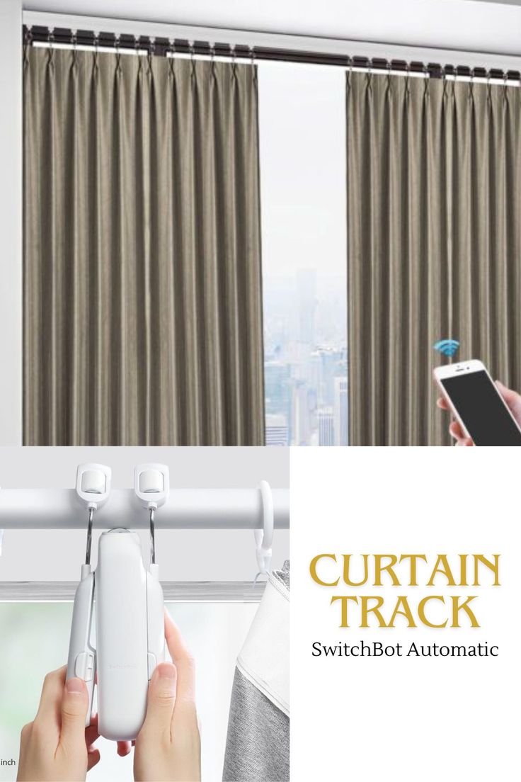 WayyBay SmartCurtain Pro 3-in-1 Motor | Automatic Remote Curtain Opener with Timed Control & Pull-to-Start, T & U Tracks