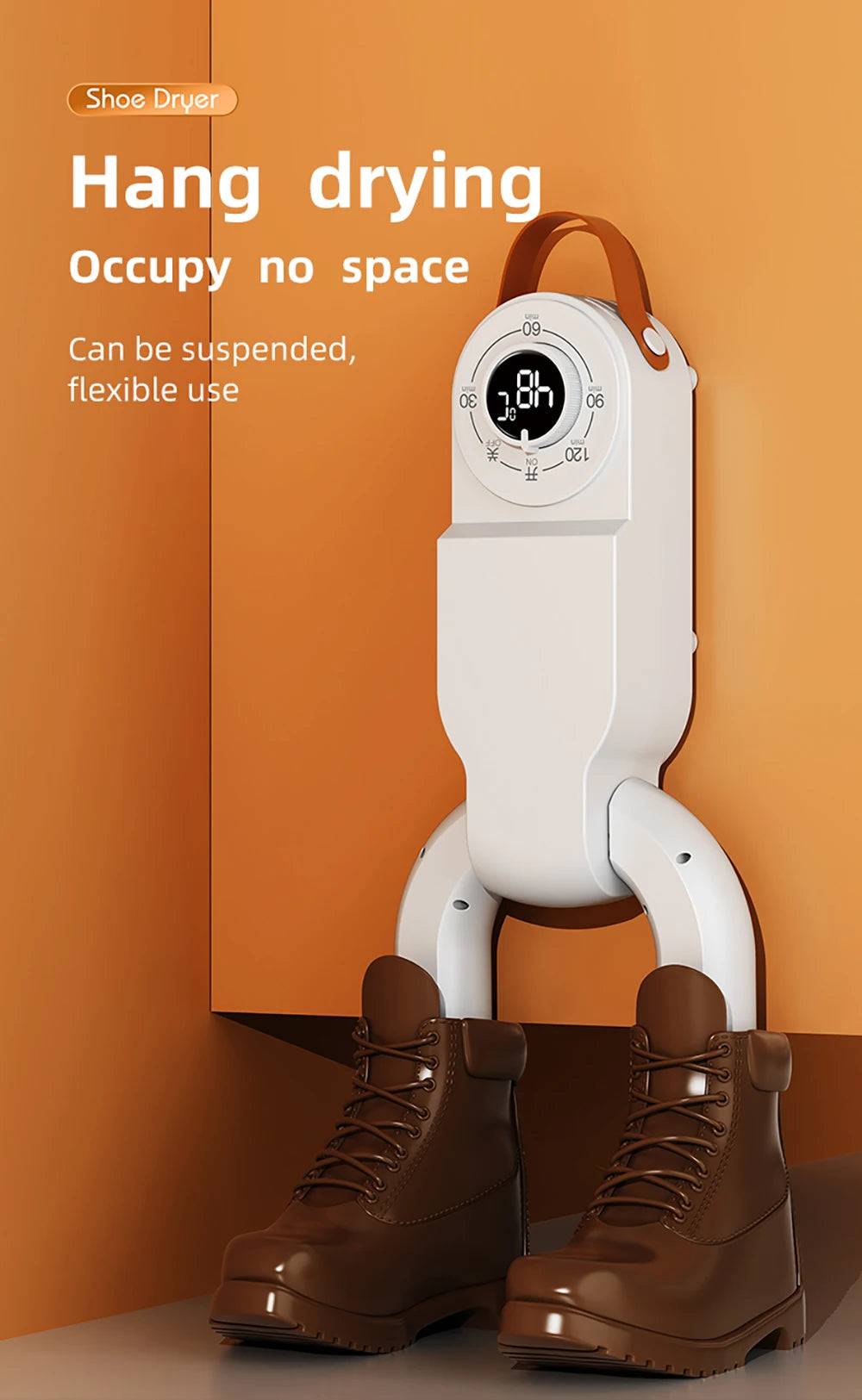 Electric Shoe Dryer with Quick Heat & Odor Removal